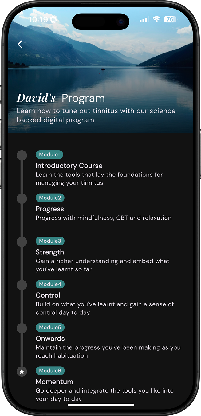 Oto patient app — program overview